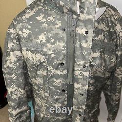 NWT US ARMY Military Issue Coat Cold Weather Field Jacket Camouflage Men MED L