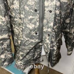 NWT US ARMY Military Issue Coat Cold Weather Field Jacket Camouflage Men MED L