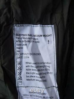 New British Military Army Modular Sleeping Bag Medium Weight & Stuff Sack