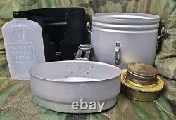 New Dead Stock Swedish Army M40 mess Trangia camping kit 5116 Cr 1966 Vintage