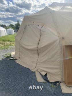 New Drash shelter end cap. For US Army M series tents or custom portable shelter