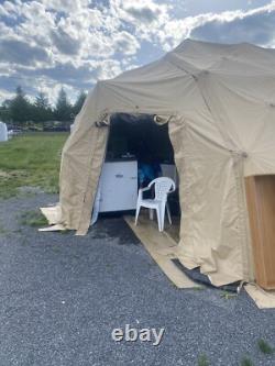 New Drash shelter end cap. For US Army M series tents or custom portable shelter