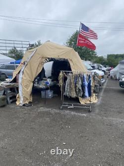 New Drash shelter end cap. For US Army M series tents or custom portable shelter