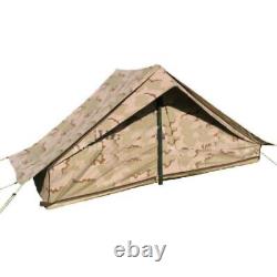 New Dutch Military 2-Man Desert DCU Camo Tent with Carry Bag Army