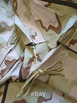 New Dutch Military 2-Man Desert DCU Camo Tent with Carry Bag Army