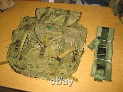 New GENUINE US Army Military Alice LC-1 LARGE Combat Field Pack WITH KIDNEY PAD