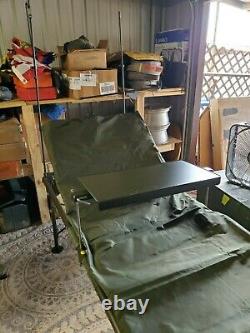 New Military Army Field Hospital Bed Cot Fully Adjustable Stand Triage Prepper