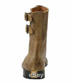 New Military Vintage 1950 French Rangers Foreign Legion Leather Suede Boots