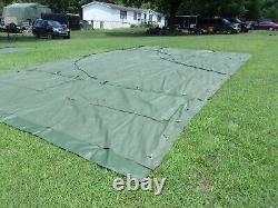 ONE MILITARY SURPLUS 16 x16 FRAME TENT CENTER SECTION ARMY-NO FRAMES INCLUDED