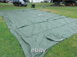 ONE MILITARY SURPLUS 16 x16 FRAME TENT CENTER SECTION ARMY-NO FRAMES INCLUDED