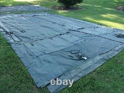 ONE MILITARY SURPLUS 16 x16 FRAME TENT CENTER SECTION ARMY-NO FRAMES INCLUDED