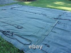 ONE MILITARY SURPLUS 16 x16 FRAME TENT CENTER SECTION ARMY-NO FRAMES INCLUDED