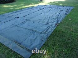 ONE MILITARY SURPLUS 16 x16 FRAME TENT CENTER SECTION ARMY-NO FRAMES INCLUDED