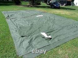 ONE MILITARY SURPLUS 16 x16 FRAME TENT CENTER SECTION ARMY-NO FRAMES INCLUDED