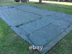 ONE MILITARY SURPLUS 16 x16 FRAME TENT CENTER SECTION ARMY-NO FRAMES INCLUDED