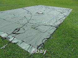 ONE MILITARY SURPLUS 16 x16 FRAME TENT CENTER SECTION ARMY-NO FRAMES INCLUDED