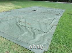 ONE MILITARY SURPLUS 16 x16 FRAME TENT CENTER SECTION ARMY-NO FRAMES INCLUDED