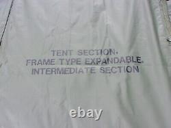 ONE MILITARY SURPLUS 16 x16 FRAME TENT CENTER SECTION ARMY-NO FRAMES INCLUDED