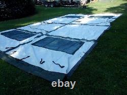 ONE MILITARY SURPLUS 16 x16 FRAME TENT CENTER SECTION ARMY-NO FRAMES INCLUDED