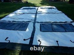 ONE MILITARY SURPLUS 16 x16 FRAME TENT CENTER SECTION ARMY-NO FRAMES INCLUDED