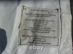 ONE MILITARY SURPLUS 16 x16 FRAME TENT CENTER SECTION ARMY-NO FRAMES INCLUDED