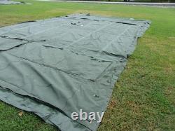 ONE MILITARY SURPLUS 16 x16 FRAME TENT CENTER SECTION ARMY-NO FRAMES INCLUDED