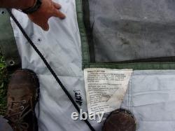 ONE MILITARY SURPLUS 16 x16 FRAME TENT CENTER SECTION ARMY-NO FRAMES INCLUDED