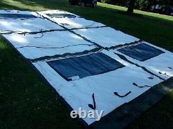 ONE MILITARY SURPLUS 16 x16 FRAME TENT CENTER SECTION ARMY-NO FRAMES INCLUDED