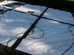 ONE MILITARY SURPLUS 16 x16 FRAME TENT CENTER SECTION ARMY-NO FRAMES INCLUDED