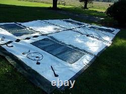 ONE MILITARY SURPLUS 16 x16 FRAME TENT CENTER SECTION ARMY-NO FRAMES INCLUDED