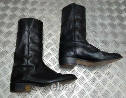 Officers Leather Calf Wellington Genuine British Military Issued Boots Size 10