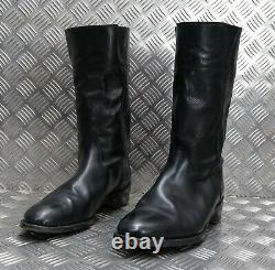 Officers Leather Calf Wellington Genuine British Military Issued Boots Size 10