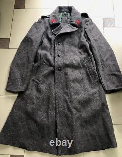 Old Albania Military Soldier Coat Uniform-winter Coat-army Communism-size 48-rr