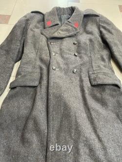 Old Albania Military Uniform- Officer Winter Coat Communism Time Army