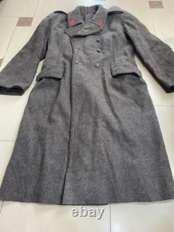 Old Albania Military Uniform- Officer Winter Coat Communism Time Army