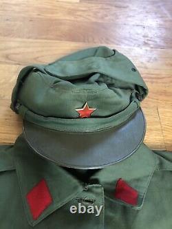 Old Full Albanian Military Winter Soldier Uniforme-communism Time Army