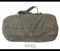 Olive Green German Army (Bundeswehr) Heavy-duty Canvas Duffle Bag Military Issue