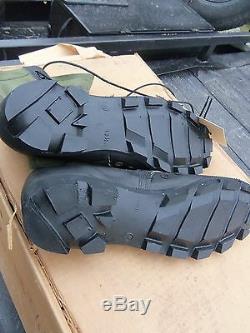 One Case. 12. Pairs Size 13.5 N Narrow Jungle Boots Military Surplus Army Lot