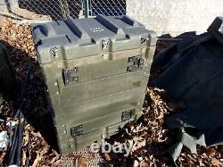 One Military Hardigg Surplus Shock Mount Rail Unit Storage Case Container Army