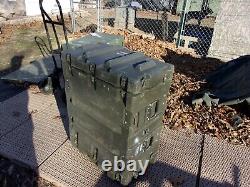 One Military Hardigg Surplus Shock Mount Rail Unit Storage Case Container Army