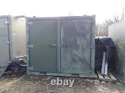 One. Military Surplus Isu Door -left Side- Storage Shipping Container Army