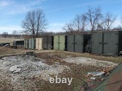 One. Military Surplus Isu Door -left Side- Storage Shipping Container Army