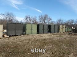 One. Military Surplus Isu Door -left Side- Storage Shipping Container Army