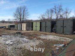 One. Military Surplus Isu Door -right Side- Storage Shipping Container Army