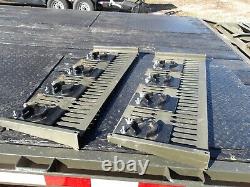 One. Military Surplus Space Saver Weapons Rifle Floor Insert Or Marvel Us Army