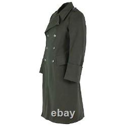 Original Austrian Army Coat Long Wool Grey Warm Heavy Overcoat Military Surplus