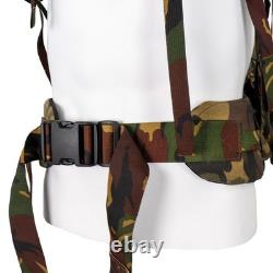 Original Dutch Army 60L Rucksack with Pouches Woodland Camo- Genuine Surplus