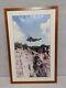 Original Framed Mod Military Picture Photograph Print Royal Navy Helicopter