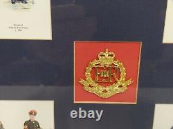Original Framed Military Picture Photograph Print Royal Military Police
