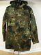 Original German Army Military Flecktarn Camouflage Field Coat Rare! New! Large